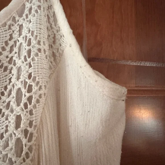 Mossimo Supply Co. Cream Crochet Dress - Picture 6 of 9